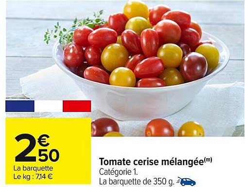 Tomate cerise mélangée(m)