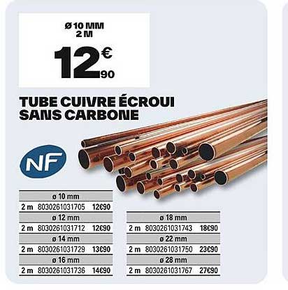 TUBE CUIS ÉCROUI SANS CARBONE