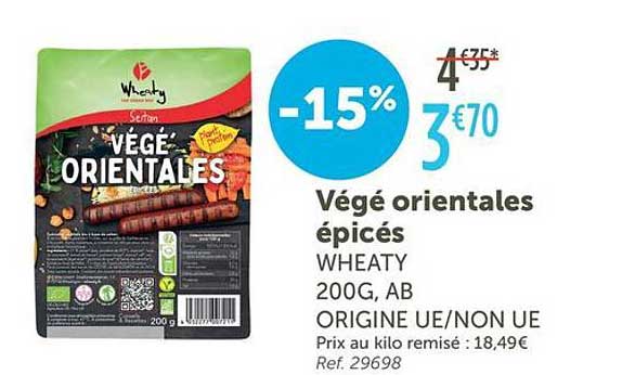 Végé orientales épicés
