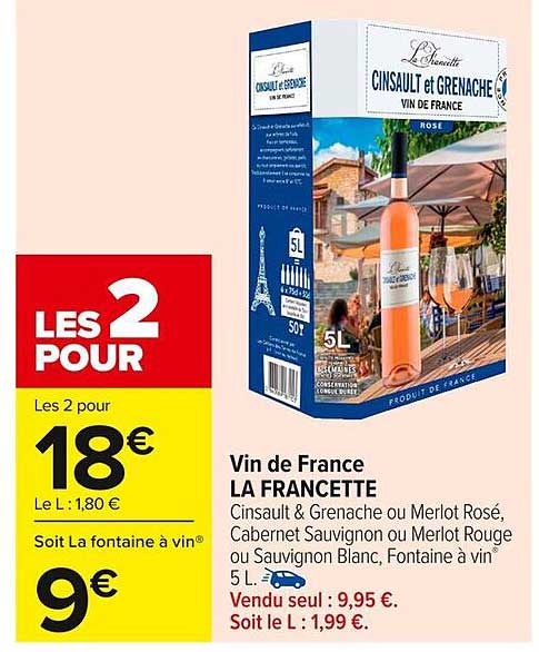 Vin de France LA FRANCETTE