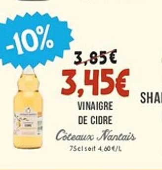 Vinaigre de Cidre Coteaux Nantais
