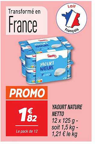 YOGOURT NATURE NETTO
