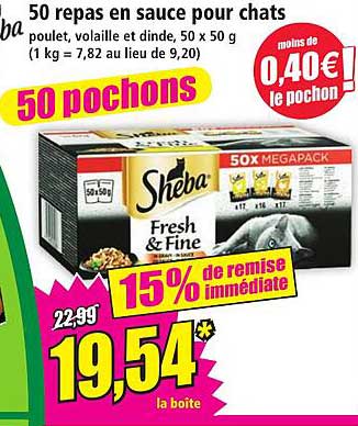 50 repas en sauce pour chats