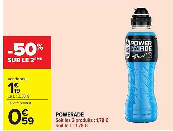 -50% SUR LE 2ÈME