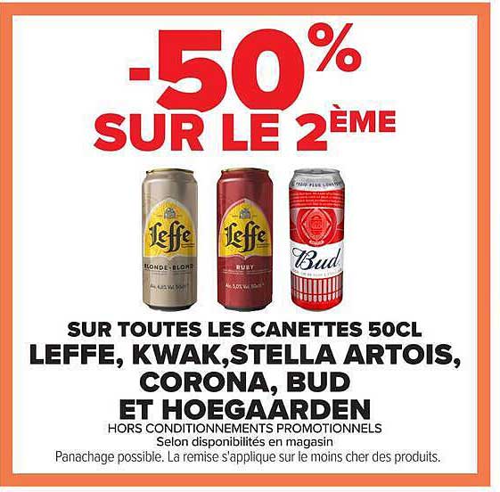 -50% SUR LE 2ÈME