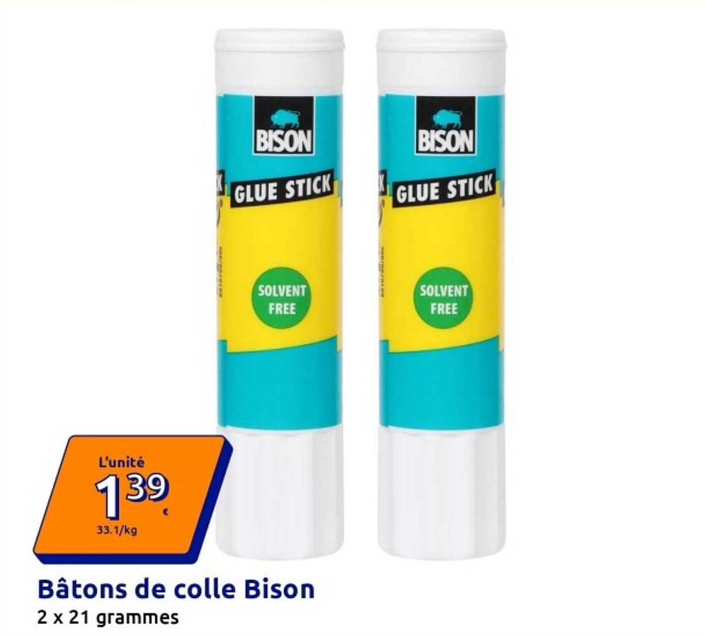 Bâtons de colle Bison
