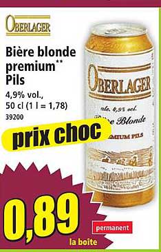 Bière blonde premium** Pils