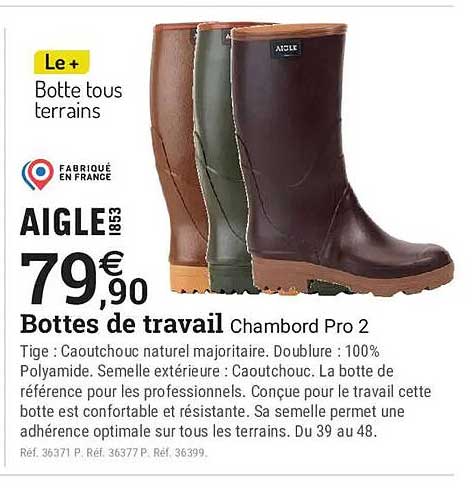 Bottes de travail Chambord Pro 2