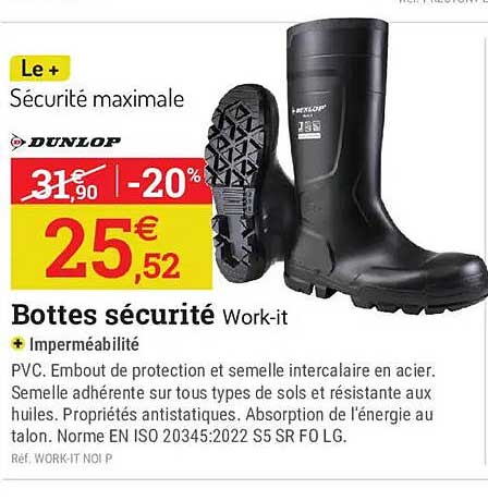 Bottes sécurité Work-it