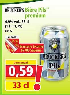 BRUCKER'S Bière Pils premium