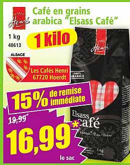 Café en grains arabica “Elsass Café”