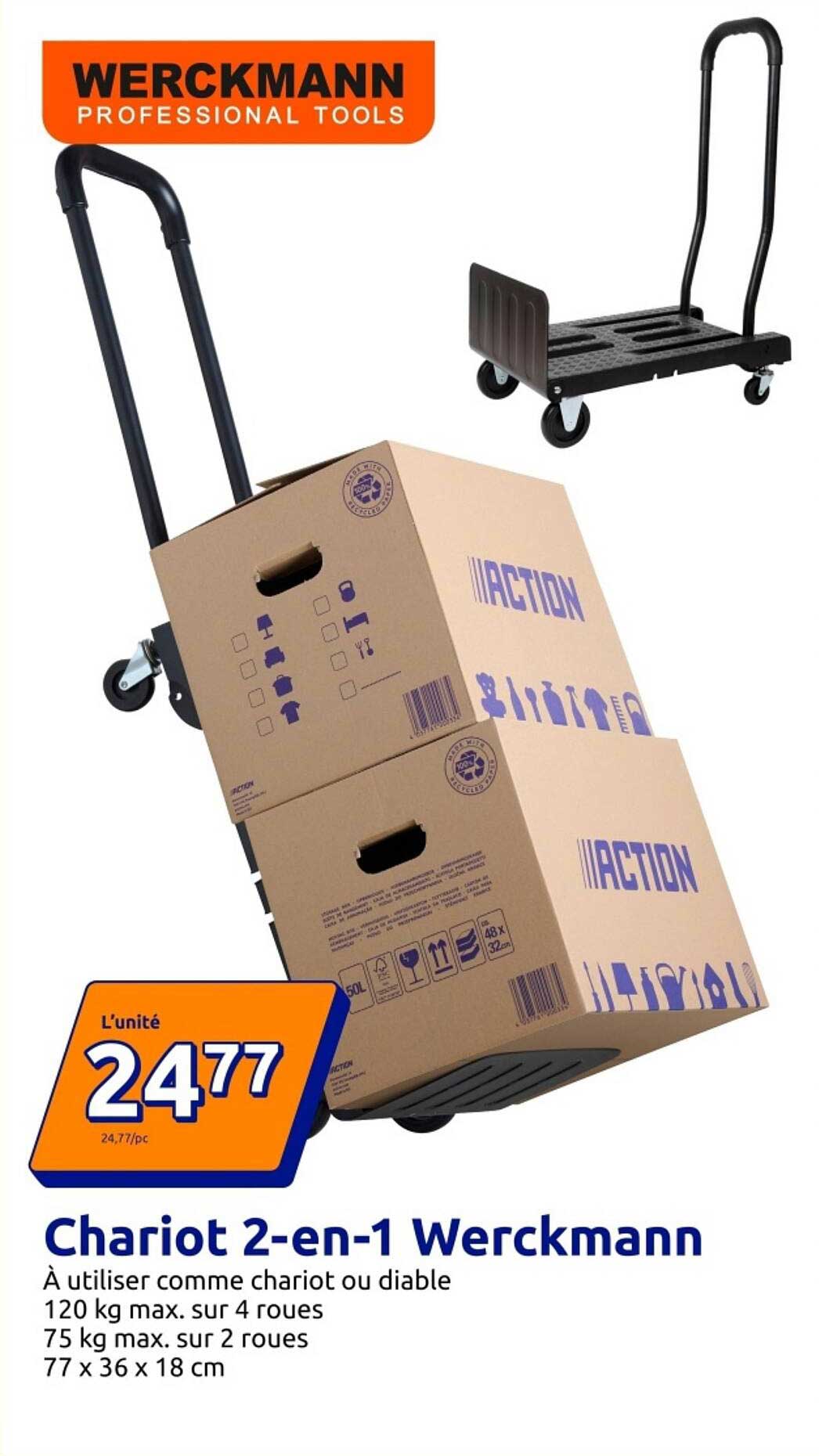 Chariot 2-en-1 Werckmann