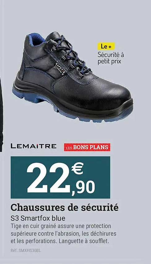 Chaussures de sécurité S3 Smartfox blue