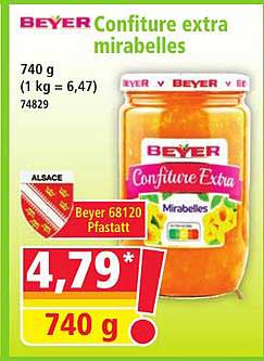 Confiture extra mirabelles