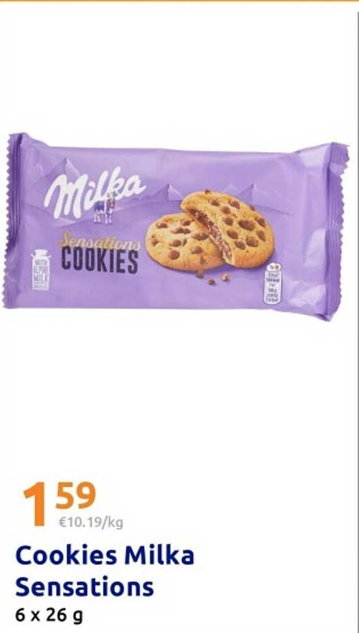 Cookies Milka Sensations 6 x 26 g