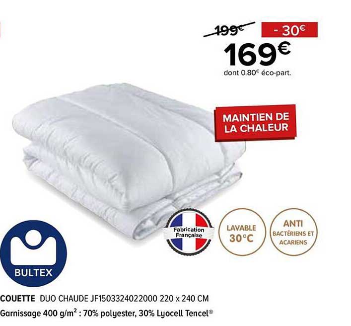 COUETTE DUO CHAUDE JF1503324022000 220 x 240 CM