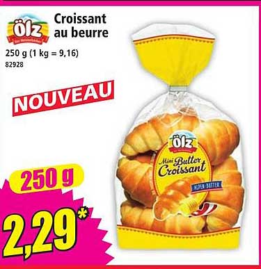 Croissant au beurre