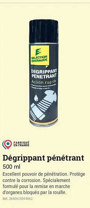 Dégrippant pénétrant