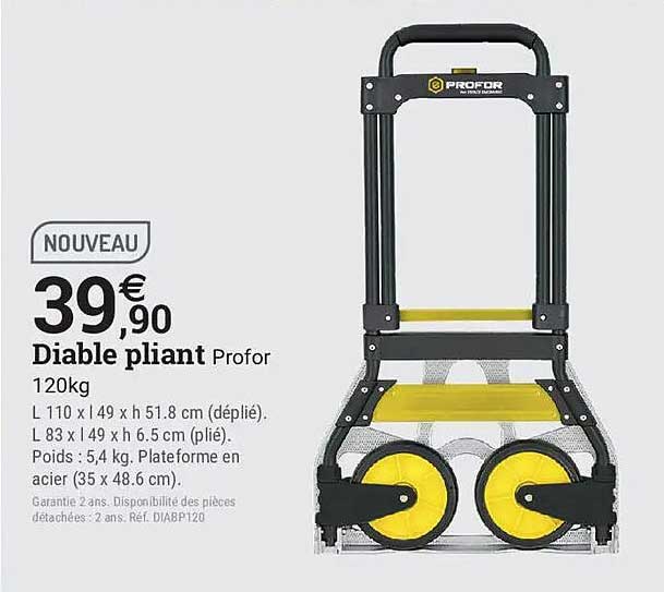 Diable pliant Profor