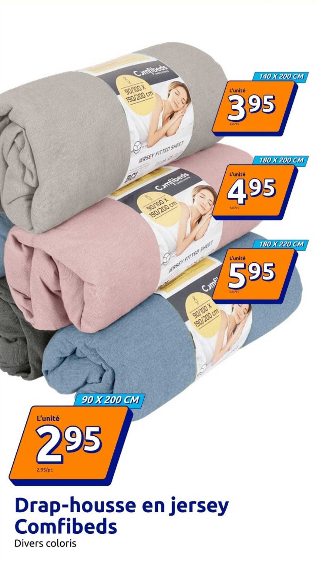 Drap-housse en jersey Comfibeds