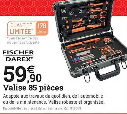 FISCHER DAREX Valise 85 pièces