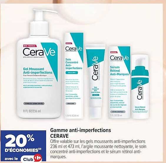 Gamme anti-imperfections CERAVE