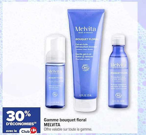 Gamme bouquet floral MELVITA