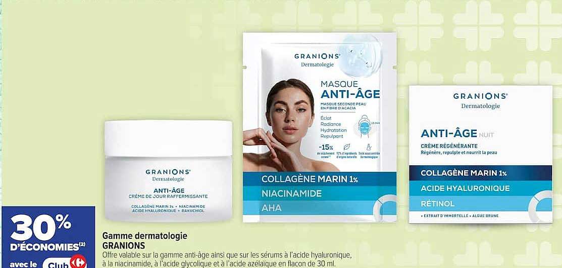 Gamme dermatologie GRANIONS