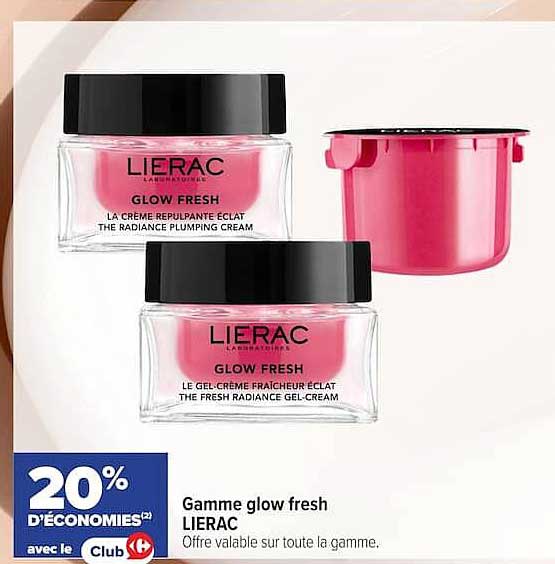 Gamme glow fresh LIERAC