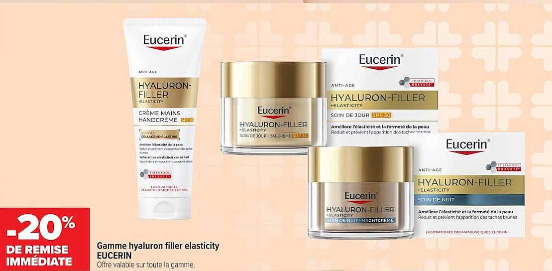 Gamme hyaluron filler elasticity EUCERIN