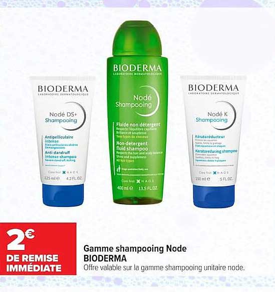 Gamme shampoing Node BIODERMA