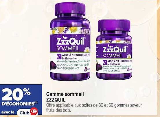 Gamme sommeil ZZZQUIL