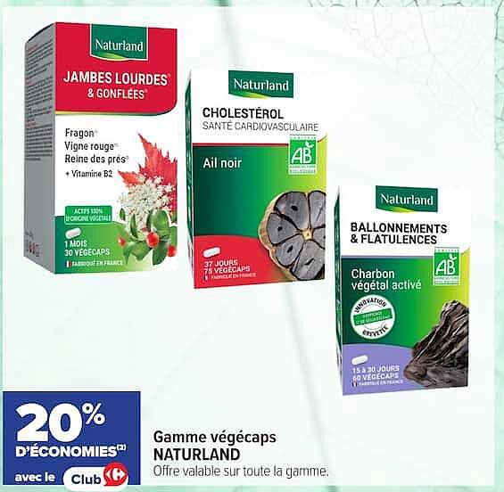 Gamme végécaps NATURLAND