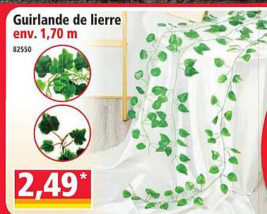 Guirlande de lierre env. 1,70 m