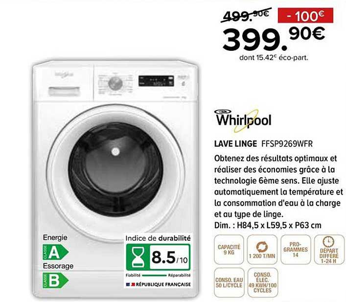 LAVE LINGE FFSP9269WFR