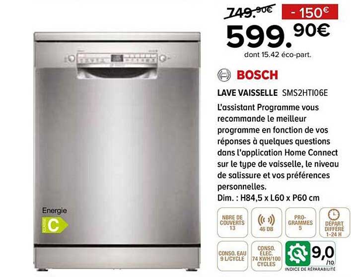 LAVE VAISSELLE SMS2HTI06E