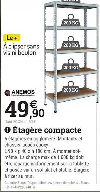 Le + À clipser sans vis ni boulon
