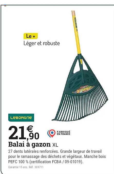 Le + Léger et robuste