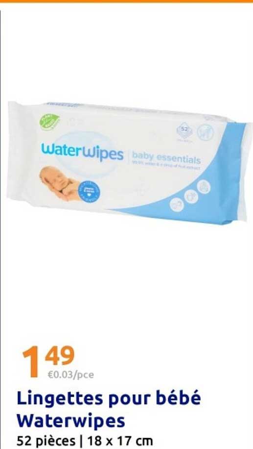 Lingettes pour bébé Waterwipes