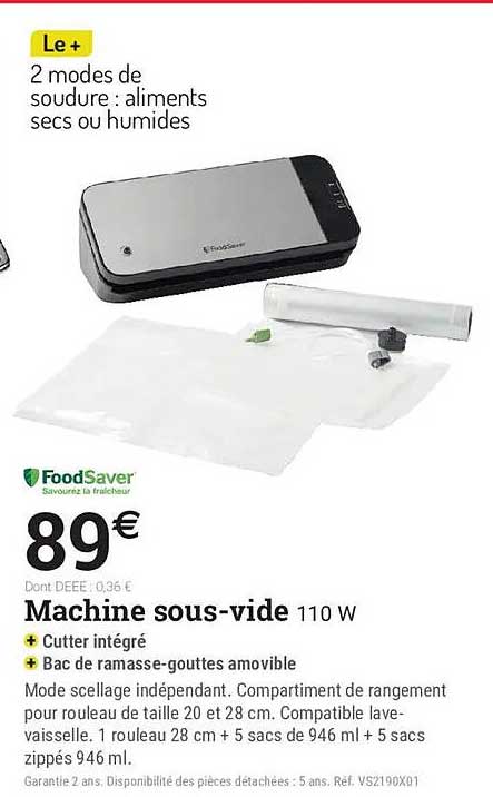 Machine sous-vide 110 W