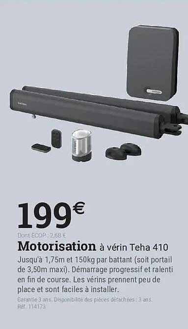 Motorisation à vérin Teha 410