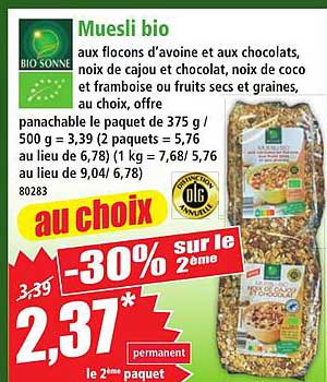 Muesli bio