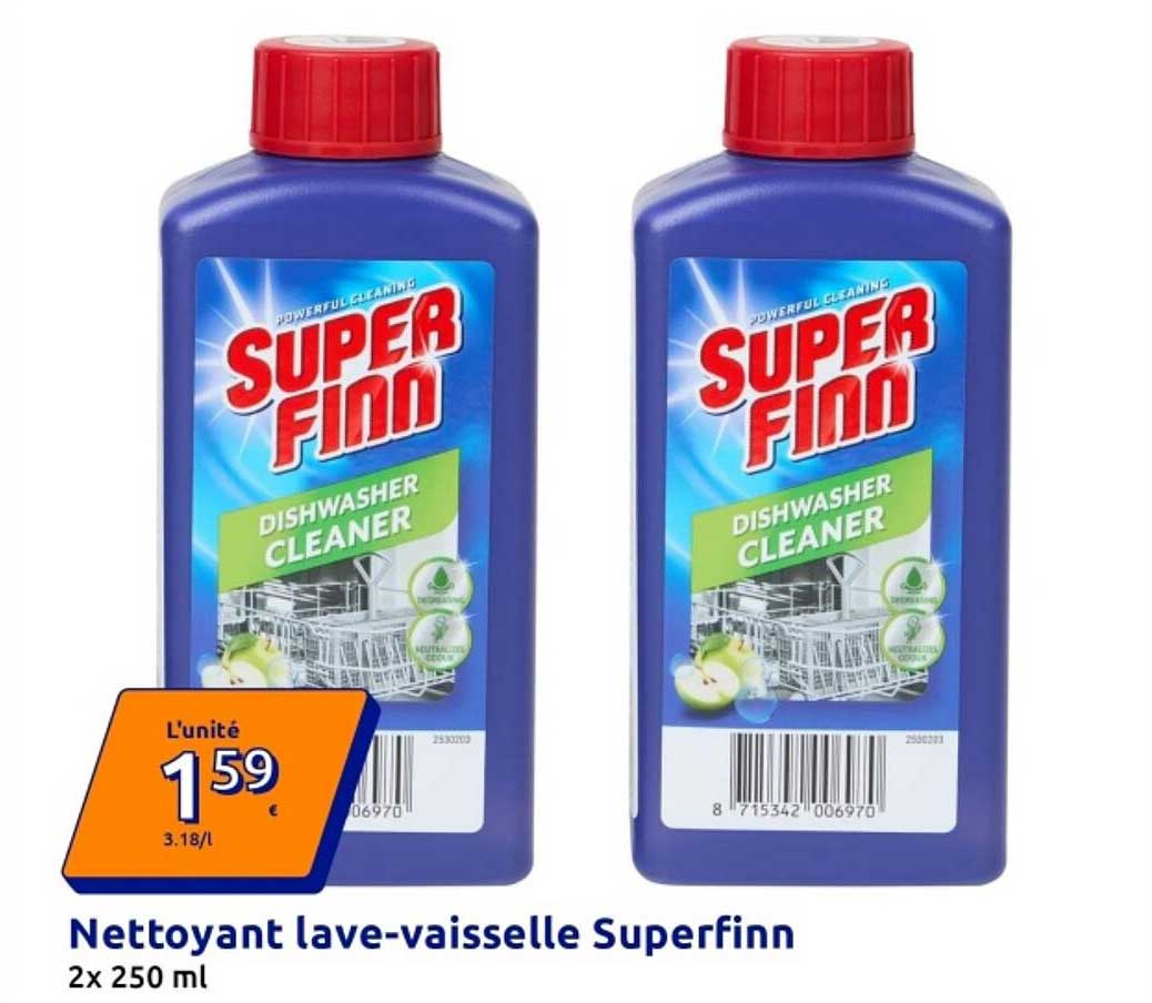 Nettoyant lave-vaisselle Superfinn