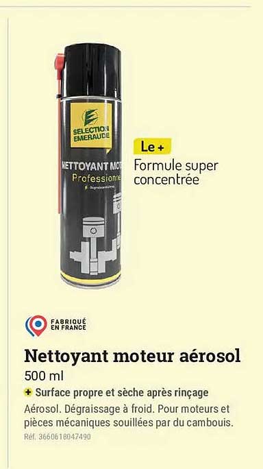 Nettoyant moteur aérosol