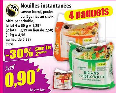 Nouilles instantanées