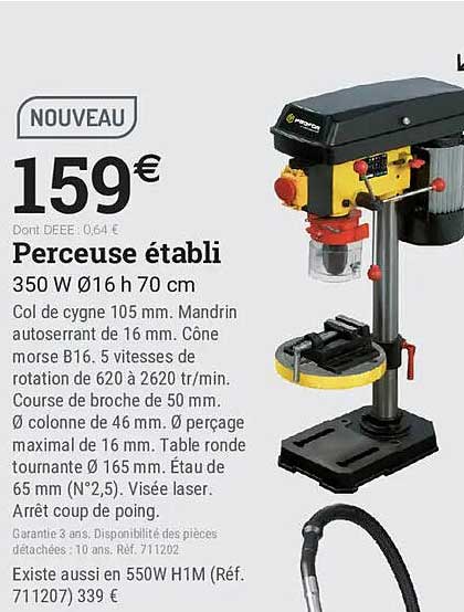 NOUVEAU 159€ Perceuse établi