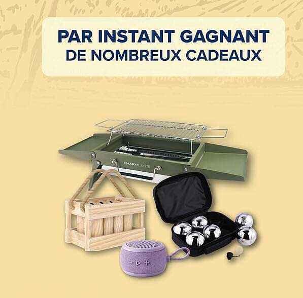 PAR INSTANT GAGNANT DE NOMBREUX CADEAUX