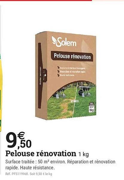 Pelouse rénovation 1 kg