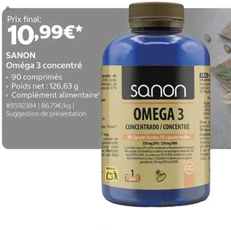 SANON Oméga 3 concentré