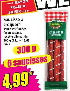Saucisse à croquer(c)